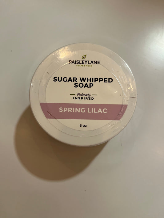 Sugar whipped soap