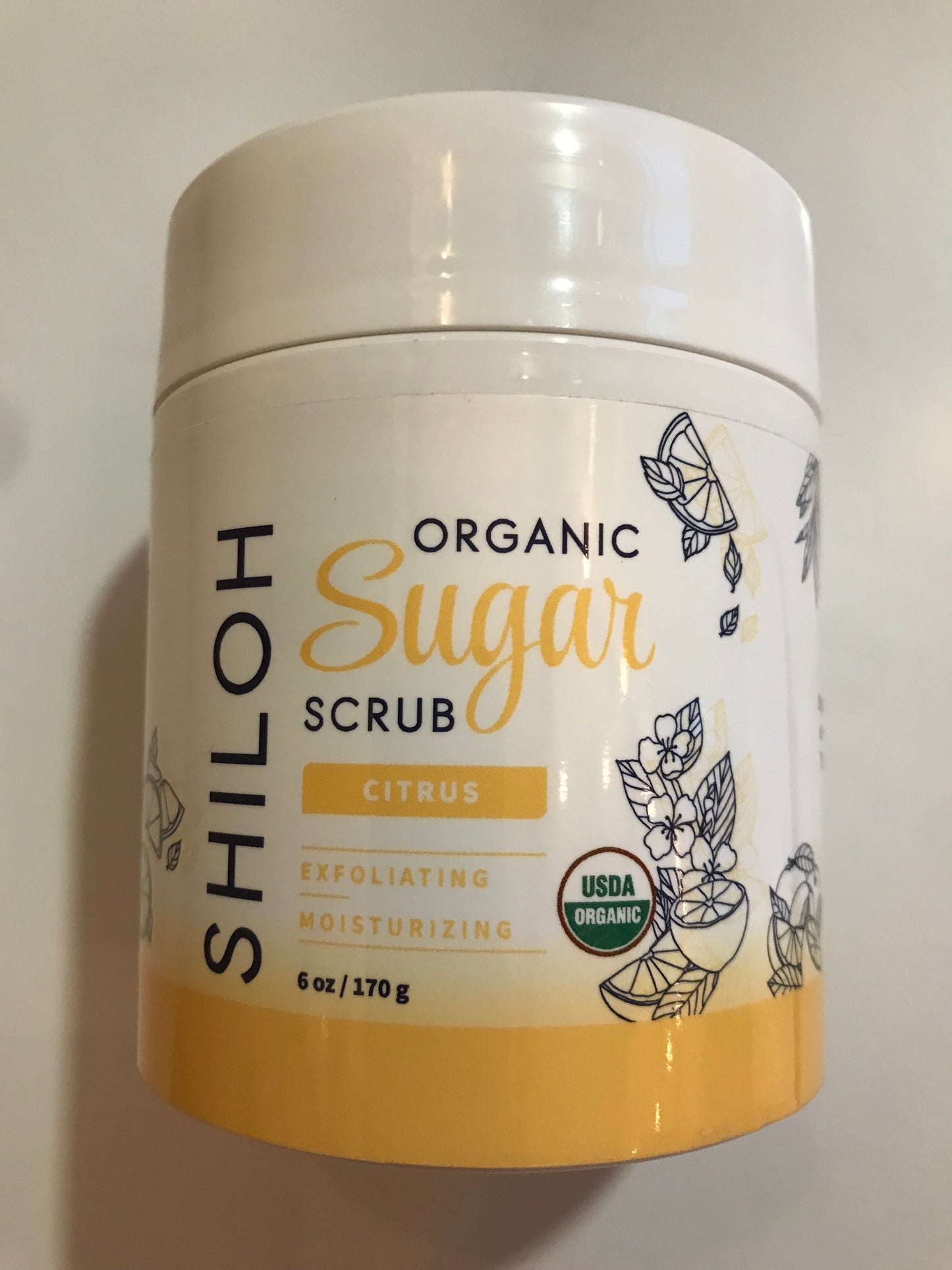 Organic sugar scrub