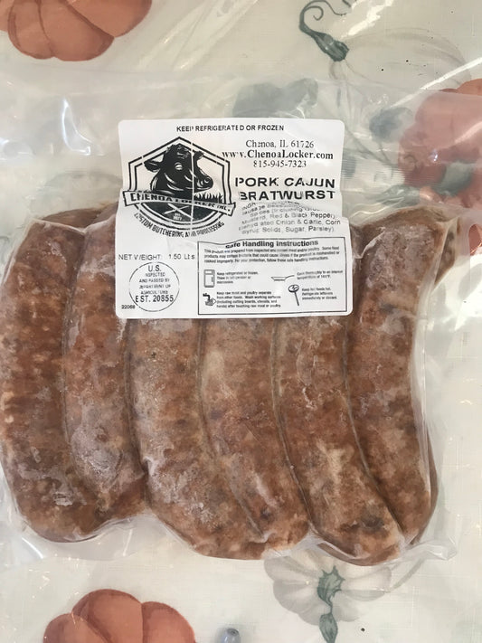 Pork Cajun brats